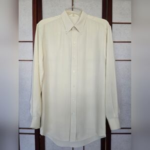 Men's Cream Dress Shirt